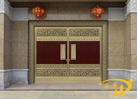 金黄沈阳铜门一家专业做铜门的厂家