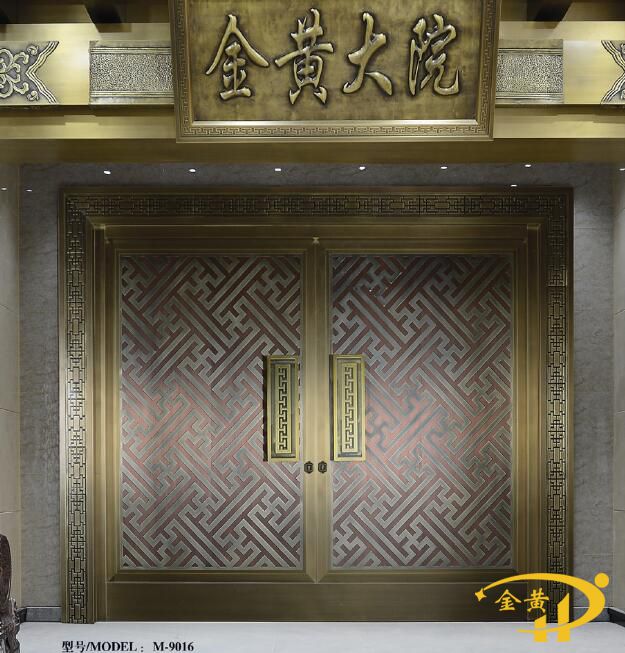 高档豪华别墅铜门