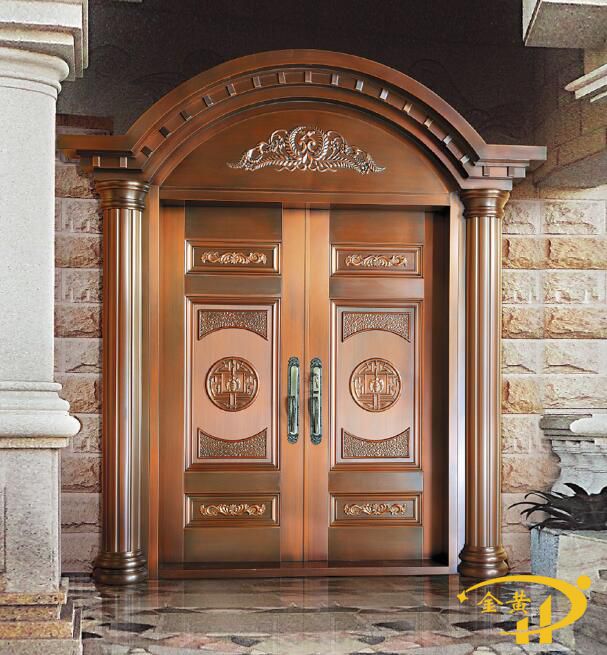 豪华别墅纯铜门