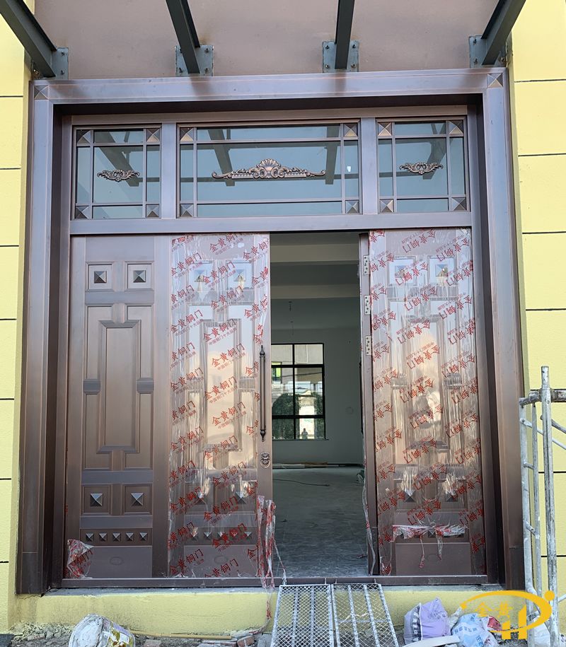 铜门安装效果图