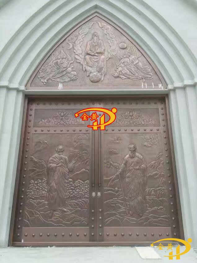 福建平潭天主教堂铜门