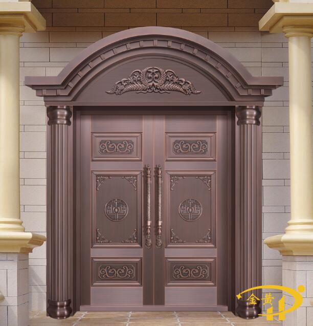 别墅铜门厂家简述铜门的性能特点及铜门生铜锈原因