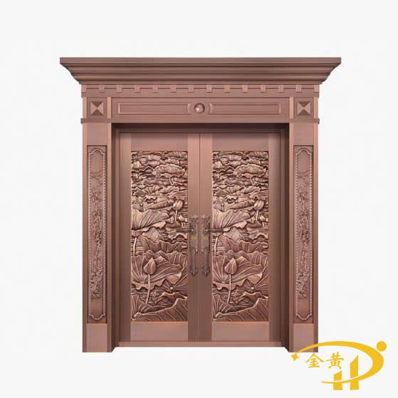对开铜门