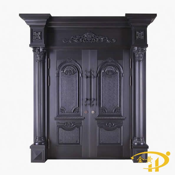 豪华别墅纯铜门