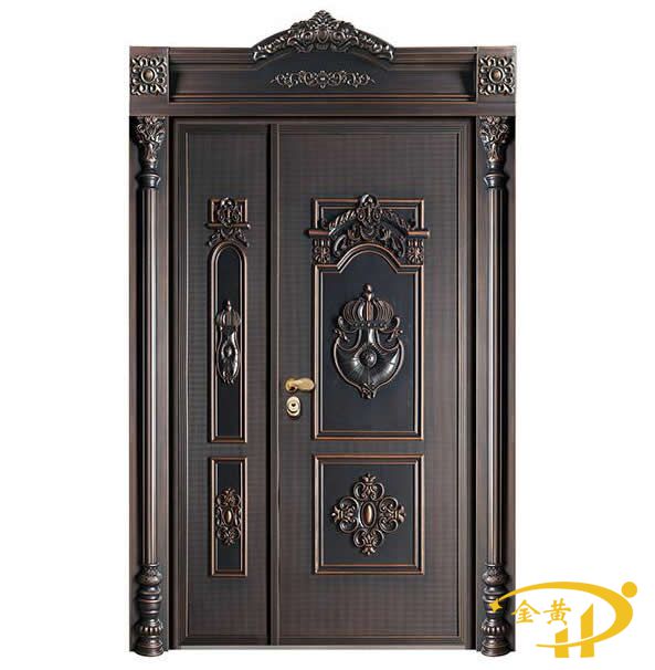 别墅铸铝子母门